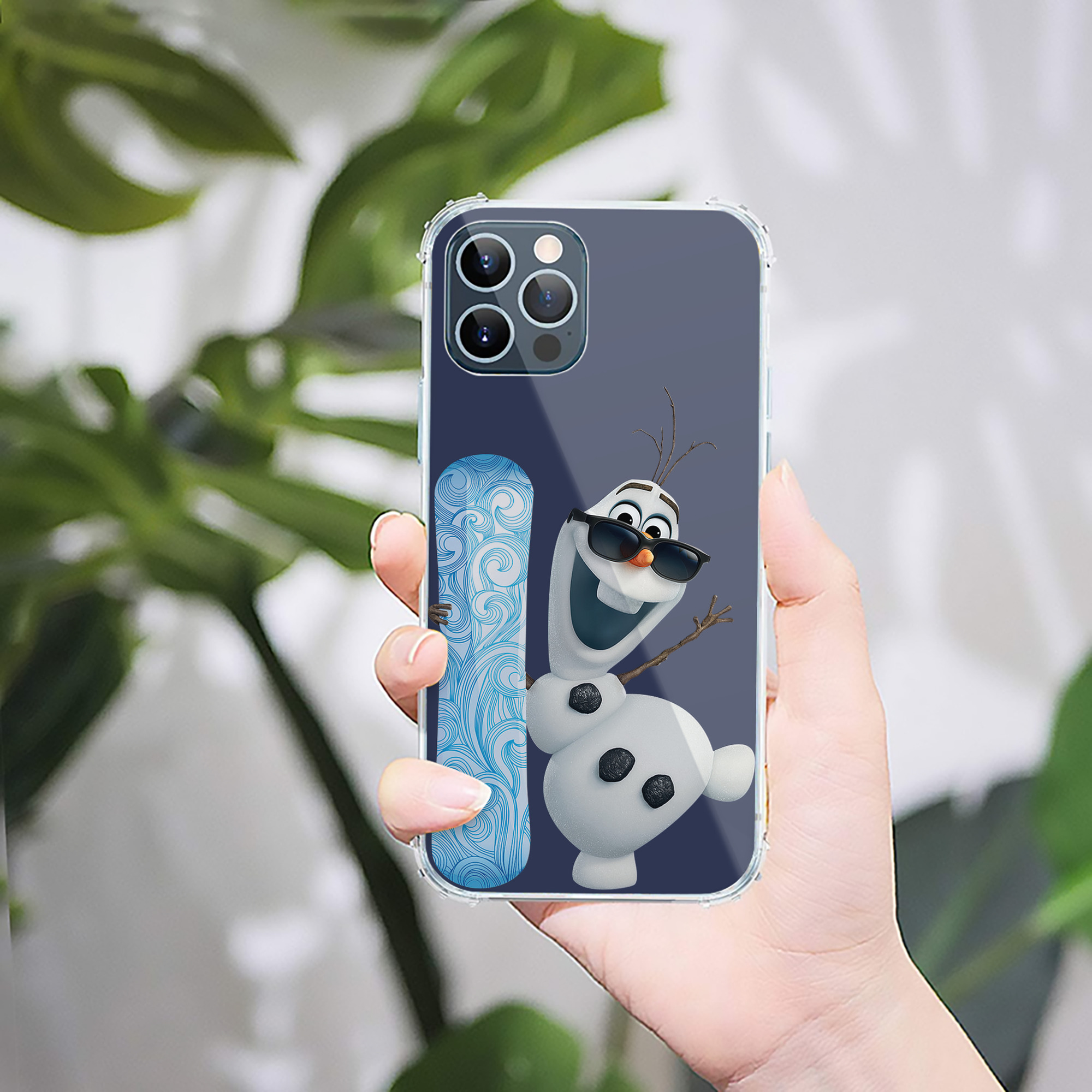 （画像用） アナと雪の女王 アンナ エルサ Frozen Anna Elsa 【iPhone 12シリーズ対応】透明スマホケース（クリアソフトケース）